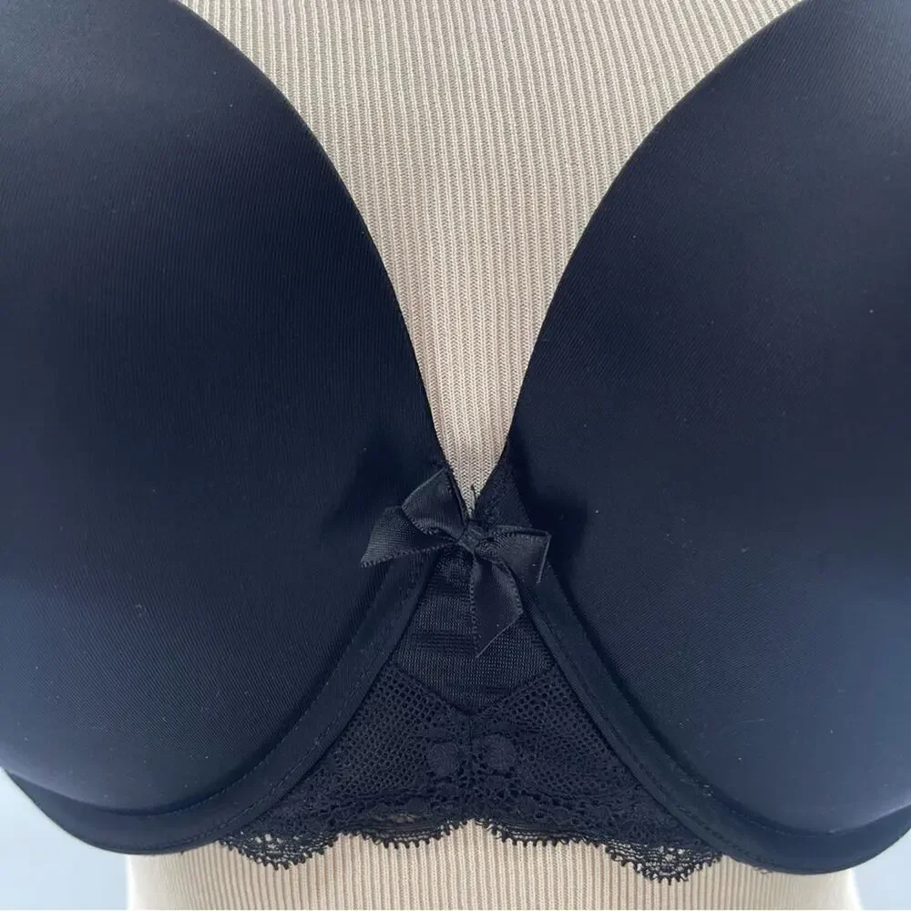Torrid Curve Black Lace Detail Plus Size Perfect T-Shirt Everyday Size Bra 46B
